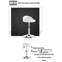 TRGCJGH Sgabelli da Bar Moderni Sedia Sgabello Alto Sgabelli da Bar Sedia con Sedile in PU Rosa Regolabile con Sollevamento A Gas Girevole Altezza 40-53 Cm