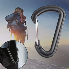 BESTZY Clip di Tarp 8 Pezzi Plastica Tarp Clip Tenda da Sole Clip per Campeggio attività all' Aperto (Nero)