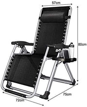 Lettino Prendisole Pieghevole Oversize Reclinabile per Giardino Patio In Spiaggia Campeggio Esterno Portatile Home Lounge Supporta 200 Kg