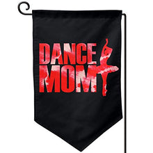 Dance Mom Red Tie Dye Ballerina Garden Flag Decorazione festiva Bandiera bifacciale 12,5"x 18"
