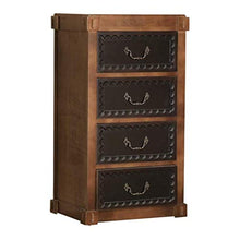 QJL_ANA Moderna semplicità Cassettiera Stile Americano Camera Governo di Legno Cassettiera Soggiorno cassetto di immagazzinaggio (Dimensione: 45X34x80cm) Soggiorno Camera da Letto cassettiera