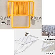 Sgabello da Bagno Pieghevole in Acciaio Inossidabile, Sgabello per Doccia/Vasca Montaggio a Parete Sgabello per Sedile Doccia Sgabello per Piede Sgabello per Doccia di Sicurezza DocciaYLXBH