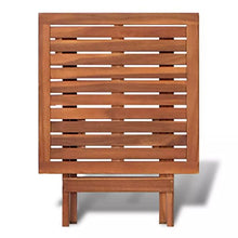 Tidyard Tavolo Tavolino da Giardino Pieghevole Quadrato in Legno di Acacia 46x46x47 cm,Tavolino da Esterno Pieghevole,Tavolino da Caffé Giardino Pieghevole in Legno