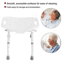 Sgabello e sedili per il bagno, sedia per doccia regolabile in altezza Pieghevole per il bagno, sedia per disabili, stile di aspirazione Piedi stabili