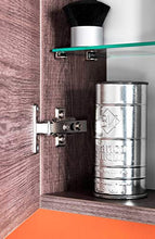 tft Mobile da Bagno a Colonna 2 Ante in Melaminico 35x18x160cm Ibiza Tabacco Scuro