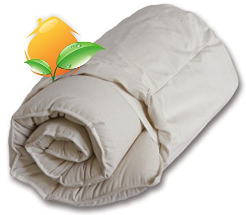 Natural Shopping Futon per Massaggio in Puro Cotone 80x190cm Spessore 6cm Tessuto in Puro Cotone con Sacca Trasporto, Prodotto in Italia
