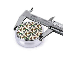 Piccolo contenitore rotondo per pillole con rivestimento piatto e 3 scomparti in metallo per medicina e vitamine, contenitore decorativo per viaggi all'aperto