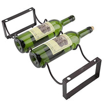 BYARSS Supporto per Vino Rosso, portabottiglie in Metallo Appeso a Testa in Giù portabottiglie portaoggetti