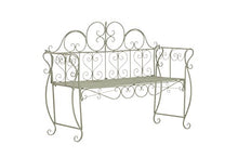 Mendler Panchina Stile Romantico CP029 46x128x94cm Verde Antico