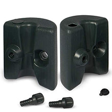 Aufun - Piedini per gazebo con acqua e sabbia, set da 4, piedini in HDPE per tende da giardino, pesi per la stabilizzazione del gazebo, 21 x 23/25 cm