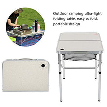 YCSD Tavolo Pieghevole Portatile da Esterno con Manico Scrivania da Barbecue per Computer da Spiaggia da Campeggio Robusto