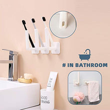 CYWVYNYT, ganci da parete per appendere cappotti, ganci adesivi 3M, gancio per cucina, bagno, camera da letto, doccia, bagno, doccia, bagno, camera da letto, (4 pezzi)