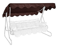 Angerer Tetto del Dondolo 210 x 145 cm, qualità PE, Colore Marrone