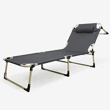 GAOFQ Lettino Prendisole Sedie da Giardino Letto Pieghevole Singolo, Ufficio Pisolino Letto Pranzo Ospedale Accompagnamento Letto Semplice Lettino da Campeggio Reclinabile