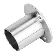 Supporto per flangia per asta, 10 pezzi in acciaio inossidabile 25 mm con flangia in tessuto per presa per asta Supporto per tubo con flangia addensata