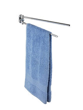 WENKO Power-Loc® portasalviette Puerto Rico - fissaggio senza trapano, Pressogetto di zinco, 3.5 x 7 x 40 cm, Cromo