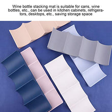 Weilifang Bottiglia di Vino Rack plastica Beverage Vino portabottiglie Holder Bagagli Anti-Slip la Bottiglia di Acqua Supplies Organizzatore da Cucina, Blu-Chiaro