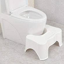 Fetcoi Sgabello per WC per bambini, aiuto medico, aiuto per la saliva salute, sedile WC, sgabello per il bagno, bianco