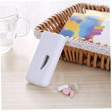 Odoukey Pillola Splitter Pill Press Crusher divisore Tablet divisore Dispenser Box Fisso Portatile Leggero Bianco per la Corsa