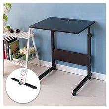SXGKY Pieghevole da Tavolo Computer Portatile Registrabile Laptop Desk Ruota Portatile Ping può Essere Sollevato in Piedi Desk Scrivania Portatile FF (Color : Dark Khaki)