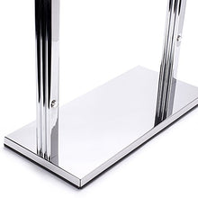MSV MS551 – Porta asciugamani, 3 livelli, Acciaio Cromato, 41 x 18,5 x 87 cm, Argento