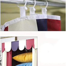 XYBB Armadio Camera da Letto Bolds Portable in Acciaio Inossidabile Rinforzo Rinforzo Enorme Casa Rack Storage Organizer Mobili per La Casa 168 * 145 * 45cm 1
