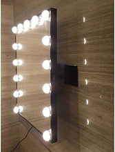 Busirsiz. Specchi per il trucco Specchi a muro per muro Specchi di Hollywood con 15 lampadine dimmerabili |Specchio per vanità per il trucco |Specchio da barba da bagno |Specchio cosmetico |.Touch Con