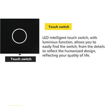 HL LED luce specchio bagno intelligente deappannamento touch interruttore φ70cm, adatto per bagno bagno bagno bagno trucco-bianco-80CM