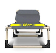 Letto pieghevole Reclinabile Singolo Pausa Pranzo Ufficio Pisolino Casa Semplice Emergenza Portatile Marcia Escort 194 * 68 * 30 CM