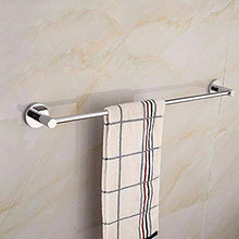 PYROJEWEL Bar Parete Rail a Parete Montaggio su Guida a Parete cremagliera Rack Appendiabiti Singola Finitura cromata Forato 60 Centimetri di Montaggio mensola da Bagno