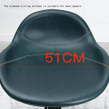Sgabelli da Bar Modern PU in Pelle Regolabile Regolabile Girevole sgabelli da Cucina da Cucina sgabelli a Barre dell'isola dell'isola dell'isola Sgabello da Bar con Schiena (Color : Green)
