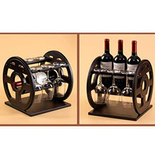 LHQ-HQ cremagliera del Vino Calice di Vino Titolare a casa a Testa in Giù cremagliera Cucina Soggiorno visualizzazione Vino Basamento Bar caffetteria Decorazione Vino Rack in Legno massello
