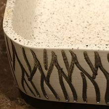 Lavabo Rettangolare da Bagno Retro Creative Jingdezhen Ceramic Hotel Lavabo Antiscivolo Lavabi