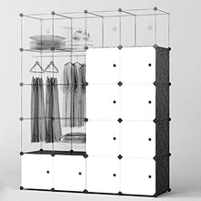 ZCY PREMAG Ideal Storage Organizer Armadio cubo Armadio Portatile Combinazione Armadio, Armadio modulare per Risparmio di Spazio (10 cubi)