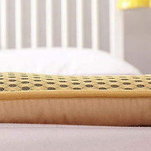Futon Pieghevole Tatami Traspirante, Design a Rete 4D Materasso Da Pavimento Giapponese Morbido Materassino Per Tutte Le Stagioni Pieghevole Antiscivolo,Camel-150 * 200cm