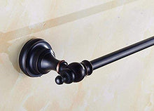 JKCKHA Northern Europe. A Parete Rack Rail da Bagno cremagliera Rack Appendiabiti in Bronzo Nero Unico Rack 62 Centimetri