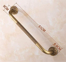 Maniglioni da Bagno Robusto Non Slip Supporto Handicap Grab Bar Sicurezza Rame corrimano Grab Rails Sicurezza Supporto ferroviaria Bagno Doccia bracciolo Accessori da Bagno