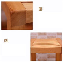 Sgabello da Doccia in Legno a Prova d'umidità, Sgabello da Bagno Sedile Doccia Sostituzione Scarpa Sgabello Anziano Antiscivolo Sgabello per Doccia Resistente Impermeabile ad Asciugatura rapidaYLXBH