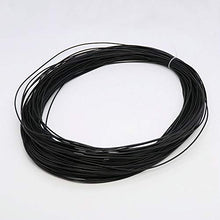Materiale di tessitura circolare in rattan sintetico, in rattan sintetico, 500 g, colore: nero