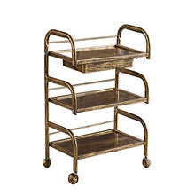MEI XU Carrelli di Stoccaggio Carrello - Carrello per passeggini per Uso Domestico Carrello per carrelli 3 Livelli Carrello per Salone di Bellezza Carrelli di Utilità (Dimensioni : 51 * 31 * 79cm)