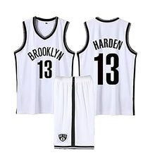 SHPP James Harden No.13 Uomini's Canestro da Basket Adulto Vestito Estivo Uniforme,Uomini's Abito da Allenauominito Estivo E Pantaloni Due-Abito Pezzo,Tessuto Confortevole (XS-XXXXXL)-Bianco 1 4XL