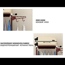 XYBB Armadio Camera da Letto Semplice Metallo Pavimento in Ferro in Piedi Camera da Letto Mobili Home Organizer 170 * 55 * 35cm Marrone