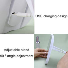 Specchio a LED da Parete Specchio per Trucco a LED Regolazione dell'angolo a 90 ° Design di Ricarica Controllo Touch Touch Design a Parete Specchio a LED
