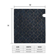 Copertura magnetica per cassetta delle poste, con inchiostro dorato su blu navy, per decorazione da giardino, dimensioni standard, 53 x 45 cm
