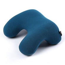 Cuscino da Viaggio, Tre-in-Uno Multifunzionale Schiuma Pisolino Studente Ufficio Cuscino Memoria Il Sonno Cuscino da Viaggio A Forma di U Cuscino del Collo,D