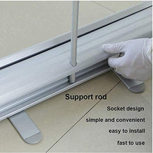 (Uso in Business) Roll Up Banner Rullo Rullo Pull Up Clear Banner Schermata di partizione |Guardia di protezione protettiva per pavimenti in piedi, per distanziamento sociale, scuole, uffici banner st