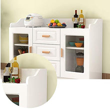 AWYJ Credenza Governo di immagazzinaggio Legno Credenza Buffet Governo di immagazzinaggio Ingresso Cucina Sala Console Tavolo Console (Color : Wood, Size : 120x40x80cm)