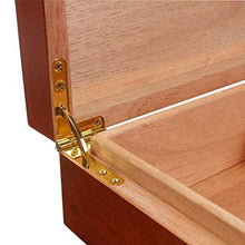 Cigar Box, Cigar Box Cigar Humidor Legno di Cedro Cigar Box Portatile Piccolo Humidor può Contenere 20 Alta qualità (Size : 29x21x8.5cm)