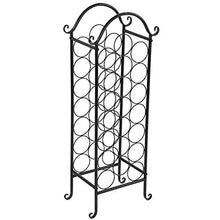 Greensen Portabottiglie di Vino Piccolo Kit 21 Bottiglie di Vino - Scaffale Portabottiglie con Sistema Modulare - Pratica Cantinetta Portabottiglie, Fer - 20 x 34 x 88 cm