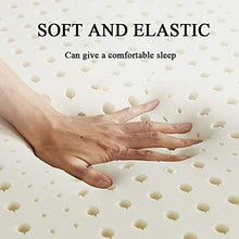 PLOLLD 100% Lattice Naturale coprimaterasso, Tatami Premium Hotel futon Traspirante Materasso for Back Pain Relief (Size : Twin-90×200cm)